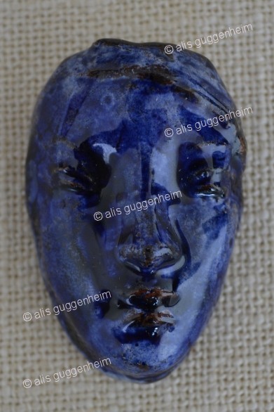 Maske blau