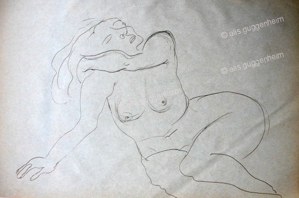 Sitzender weiblicher Akt