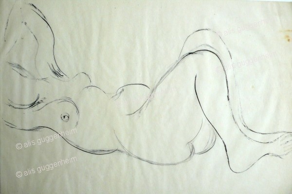 Liegender weiblicher Aktt