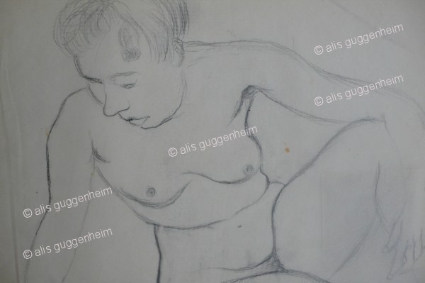 weiblicher Akt sitzend