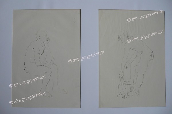 Zwei männliche Akte