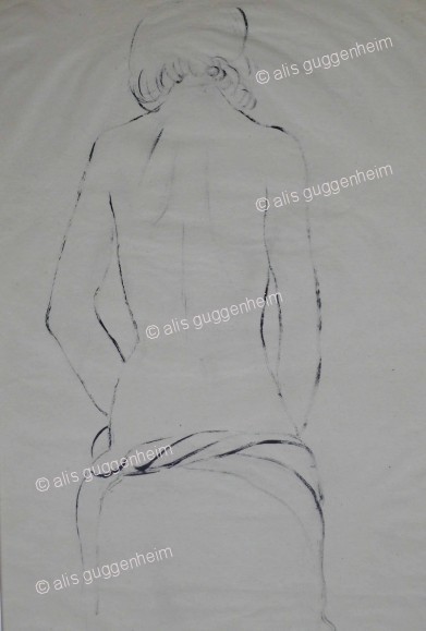 weiblicher Akt Rückenansicht