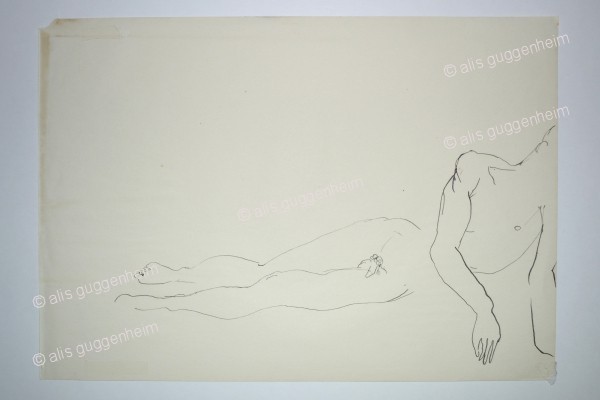 liegender männlicher Akt