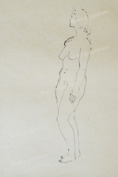 weiblicher Akt stehend