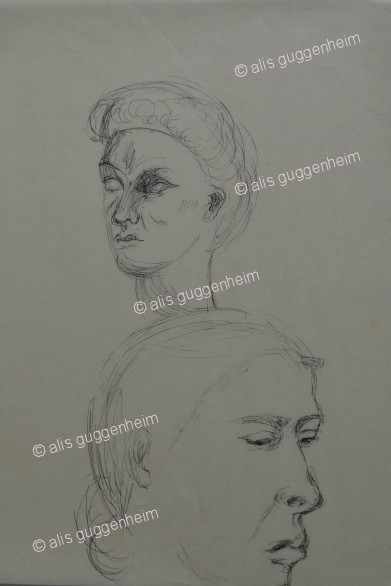 Studie Frauenköpfe