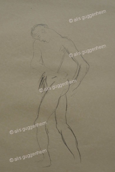 Männlicher Akt stehend