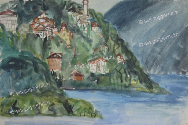 Tessiner Landschaft am see