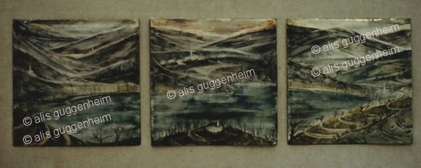 Trilogie Landschaft am See