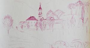Skizze Kirche
