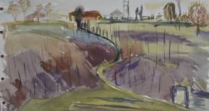 Dorf in Tessiner Landschaft
