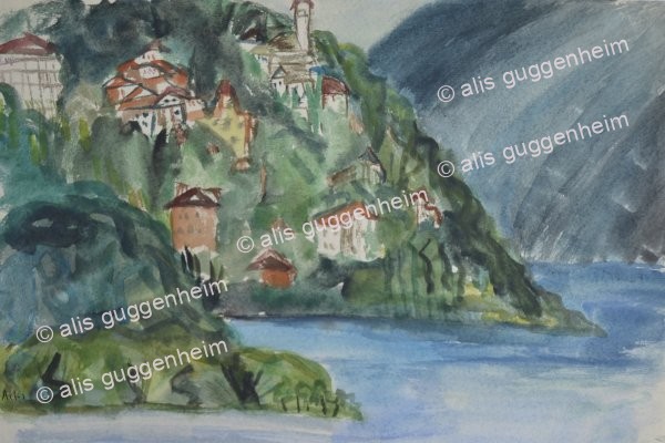 Tessiner Landschaft am see