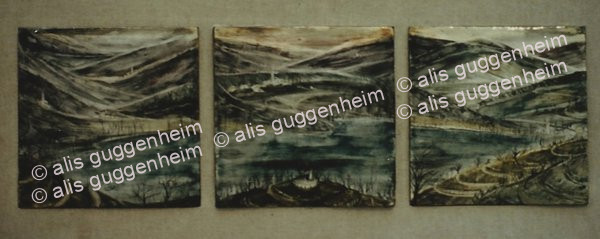 Trilogie Landschaft am See