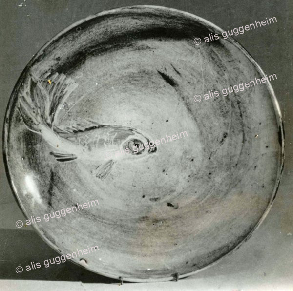 Teller mit Fisch